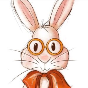 konijn met bril